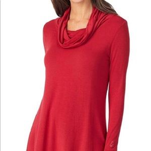 Cuddl duds softwear cowl neck tunic